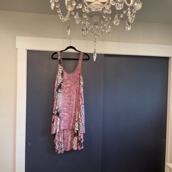 FREE PEOPLE DISTRESS BILEVEL DRESS - Picture 2 of 7